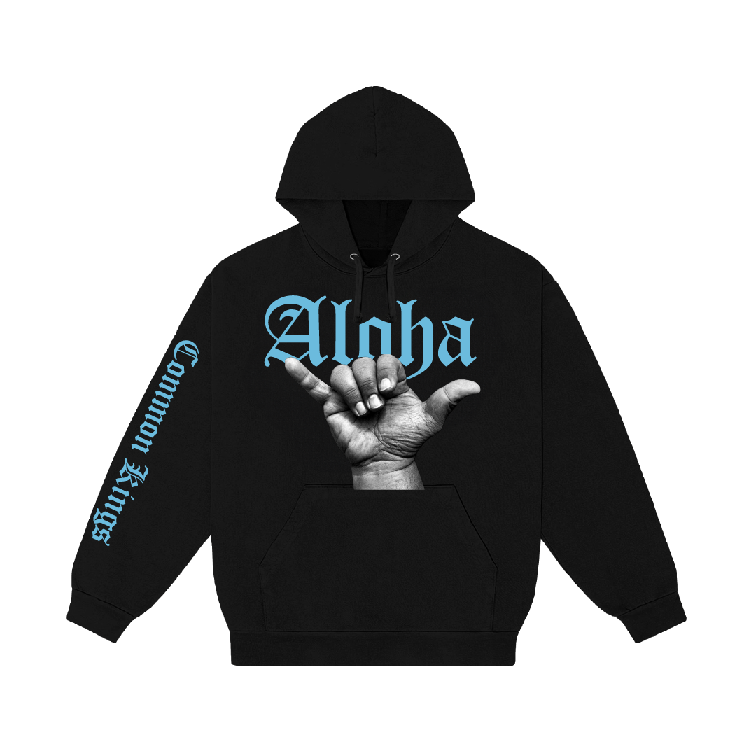 ALOHA HOODIE - BLUE