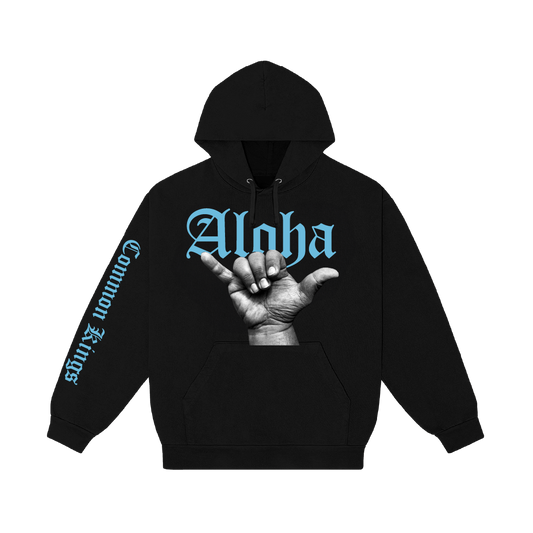 ALOHA HOODIE - BLUE