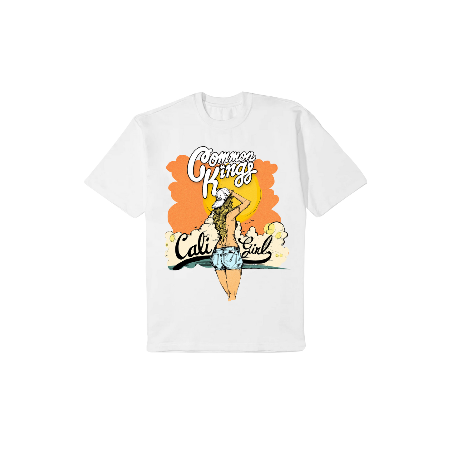 CALI GIRL TEE - White