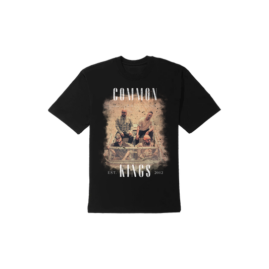 COMMON KINGS BAND TEE - Black