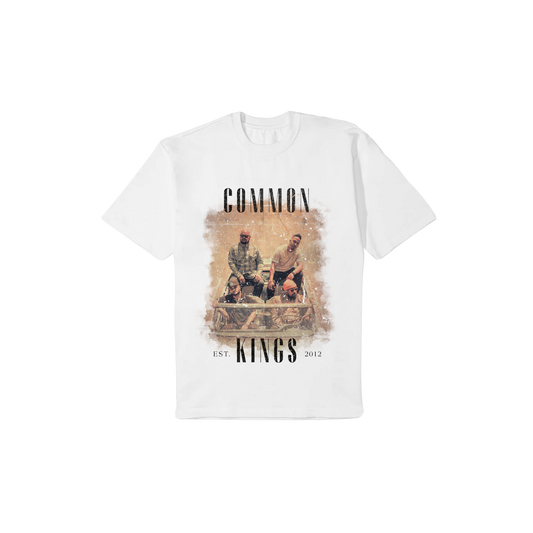 COMMON KINGS BAND TEE - White