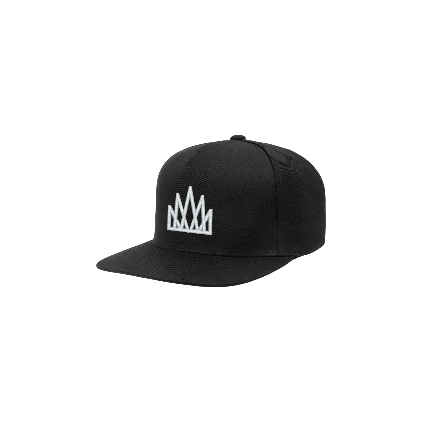 Crown Logo Snapback (Black)