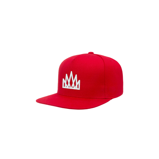 Crown Logo Snapback (Red)